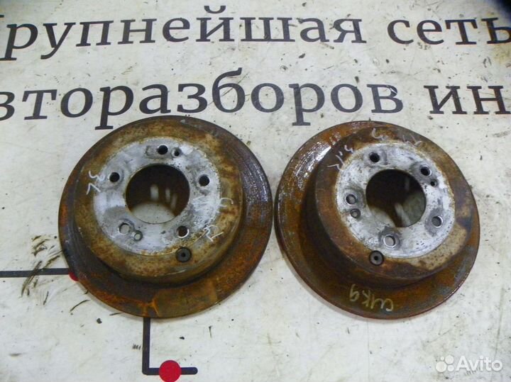 Диск тормозной задний Hyundai Tucson