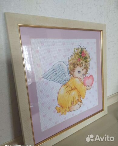 Картина вышивка крестом. 40 на 40 см