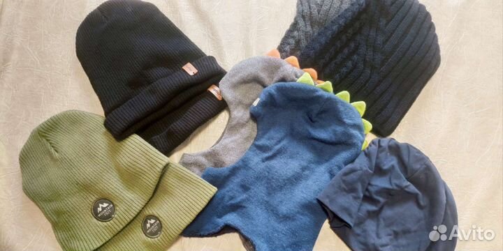 Шапки зимние детские двойни близнецам