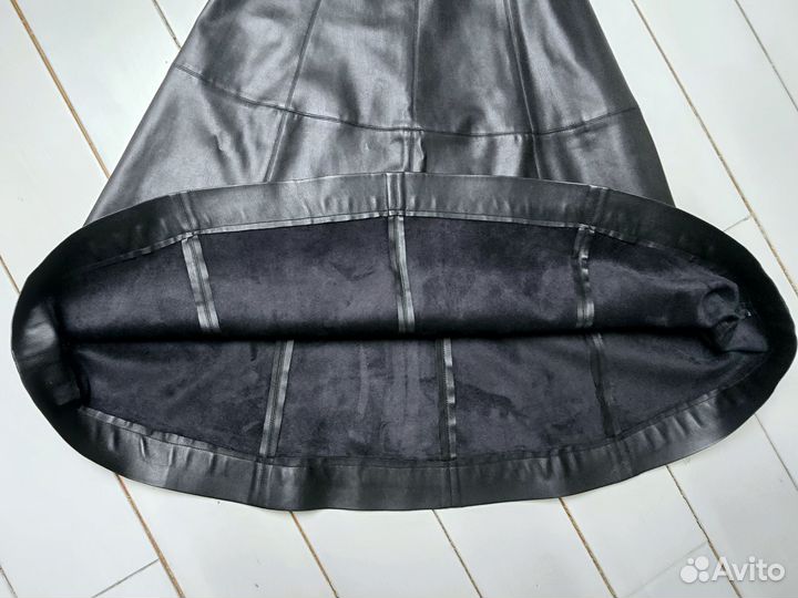 Длинная юбка из экокожи Lime xs