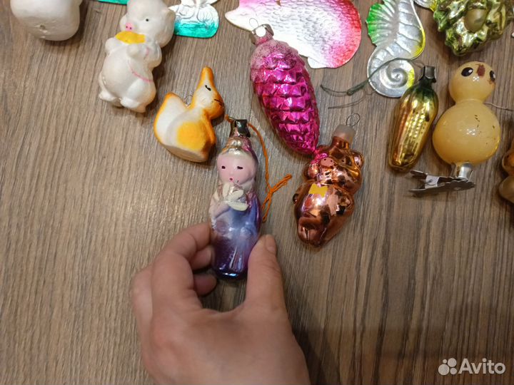 Елочные игрушки СССР Лот