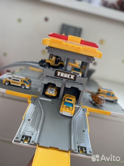 Набор игровой mobicaro Парковка Машина Кран