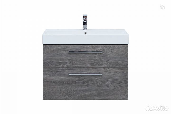 Тумба под раковину 85 Slim Synergy (2 ящика) Nova