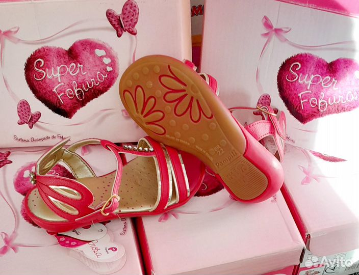 Pampili,босоножки ароматизированые,Бразилия,р24-27