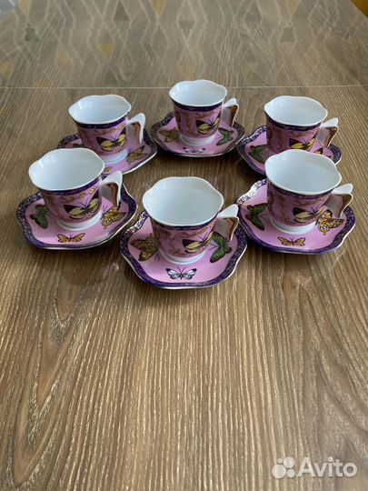 Кофейные чашки набор 6шт