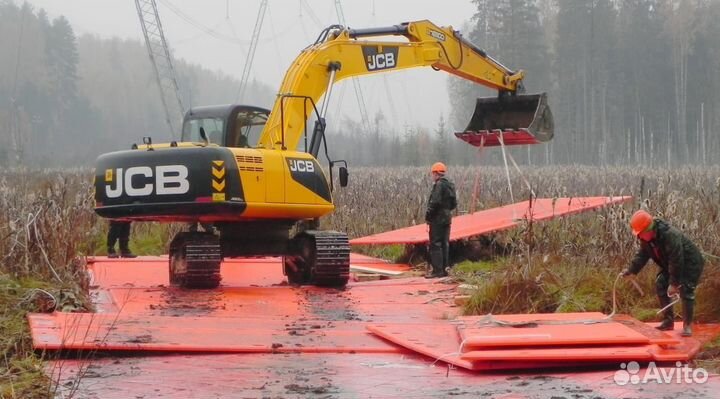 Мобильные дорожные плиты мобистек / мдп б/у