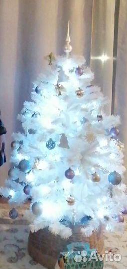 Елка искусственная белая 150 см