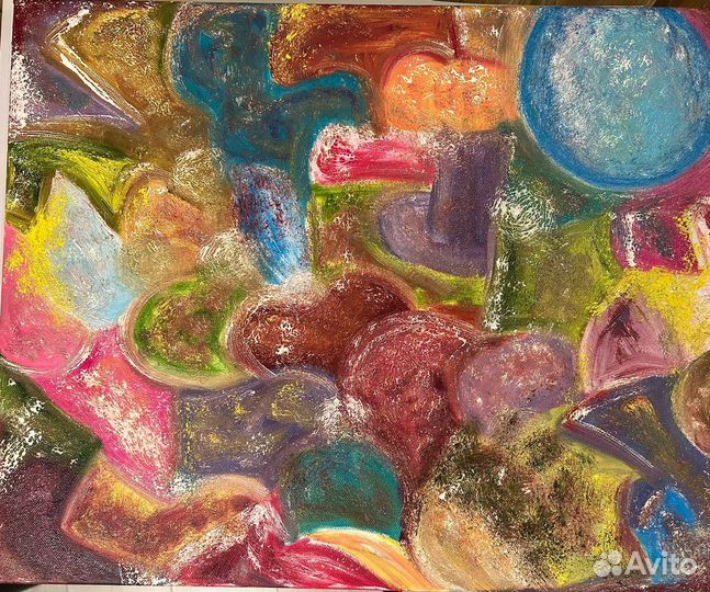 Картина маслом на холсте в подрамнике