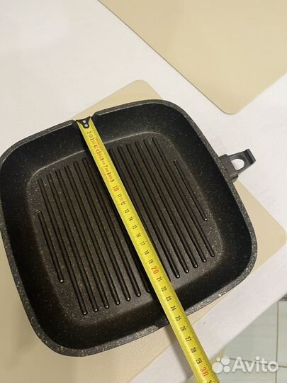 Сковорода гриль со съемной ручкой