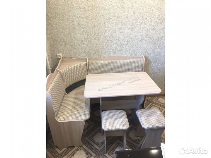 Комплект Кухонный (Скамья Угловая+Стол+Табурет2шт)