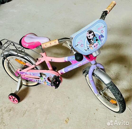 Велосипед для девочки 5-7лет