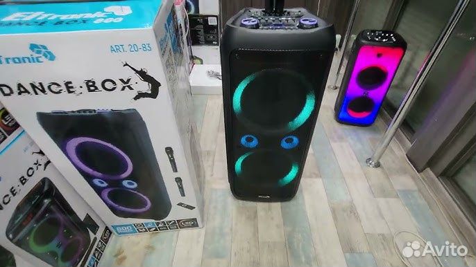 Колонка караоке огромная 105 см Superbass новая