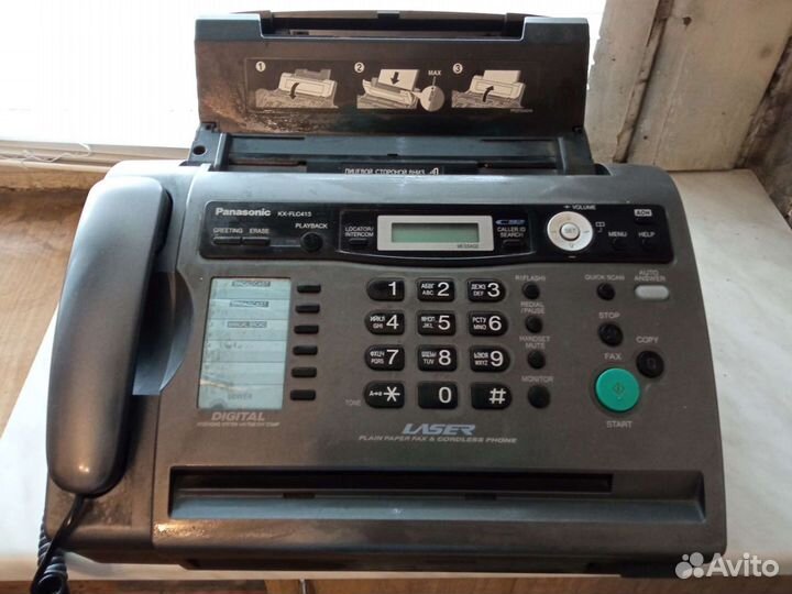 Телефон факс Panasonic kx-flc413