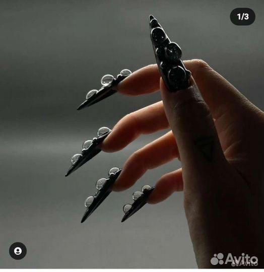 Модель маникюр экстра наращивание, корейский маник