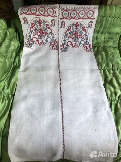 Старинны скатерти, рушники, салфетки