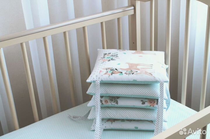 Бортики, одеяло, простыня,наволочка,подушечка
