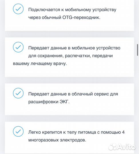 Экг флешка для животных