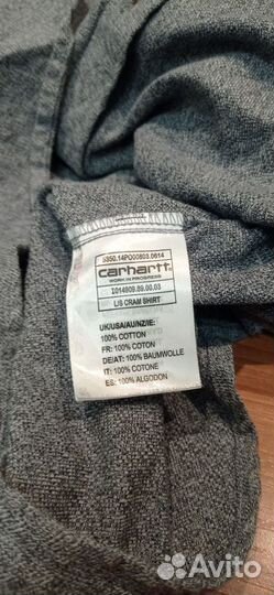 Рубашка от бренда Carhartt Work Wear, ориг