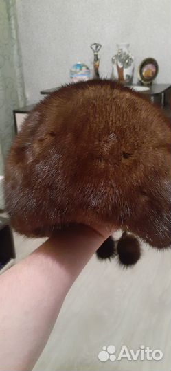 Шапка норковая женская бу