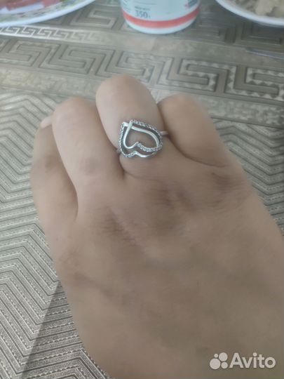 Серебряное кольцо женское