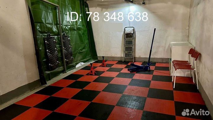 Модульное Покрытие пвх для Склада,Автосервиса,Цеха