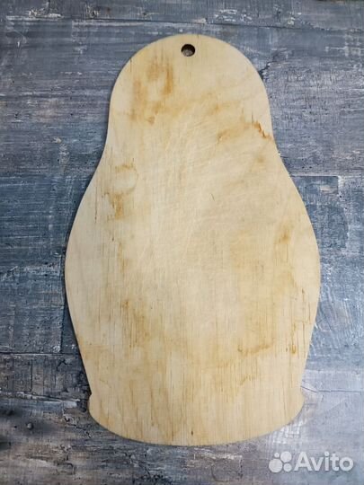 Разделочная доска дерево расписная матрешка