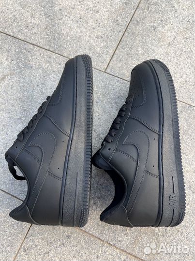 Кроссовки Nike air force 1 черные