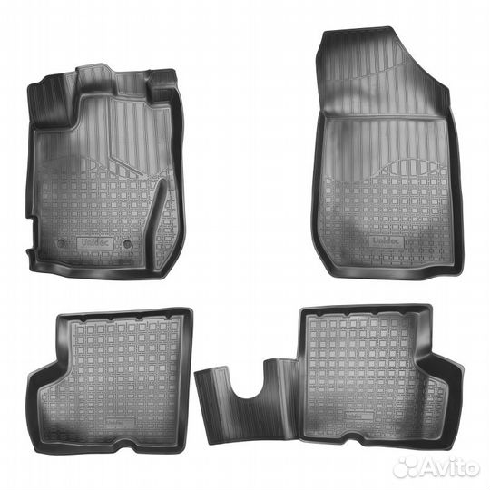 Коврики салонные для renault kaptur 3d (2016) npa1