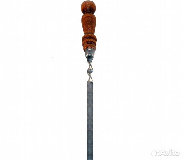 Профессиональный шампур с деревянной ручкой для лю