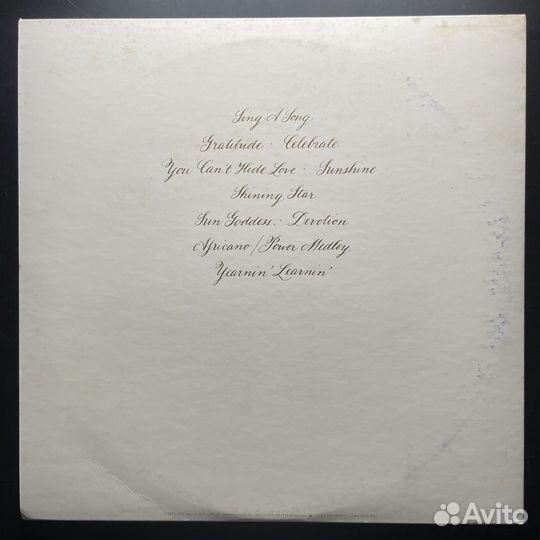 Earth, Wind & Fire – Gratitude 2LP (Япония 1979г.)