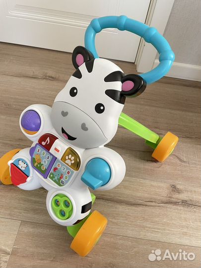 Ходунки Fisher Price Игрушка-каталка Зебра