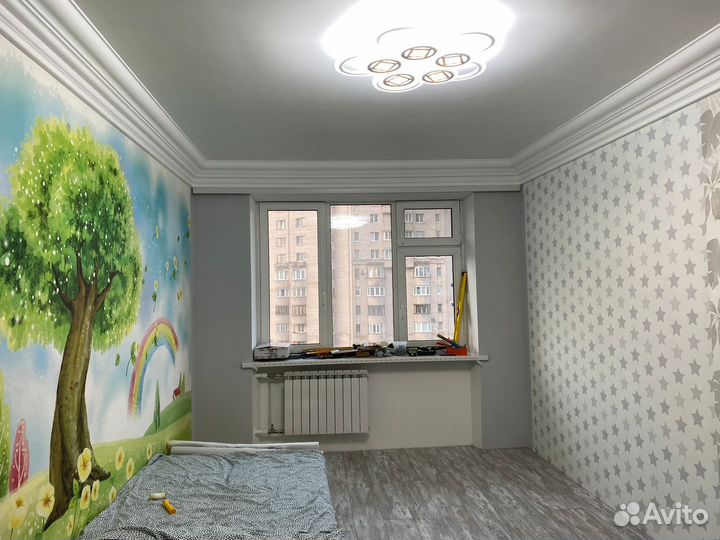 Обои,шпатлёвка