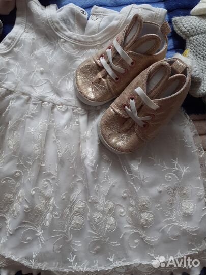 Одежда для девочки 68-74 пакетом