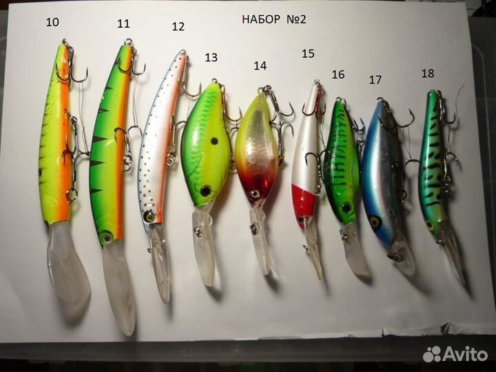Набор воблеров для троллинга