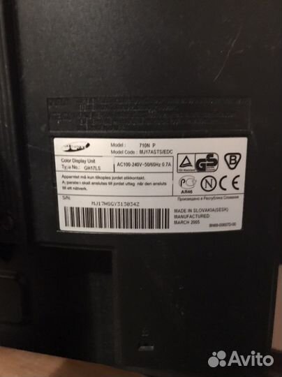 Монитор Samsung SyncMaster 710n