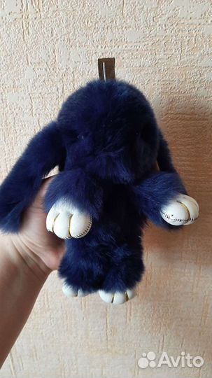 Брелок Кролик из натурального меха
