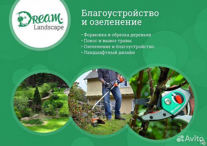 Спил деревьев, кустарников