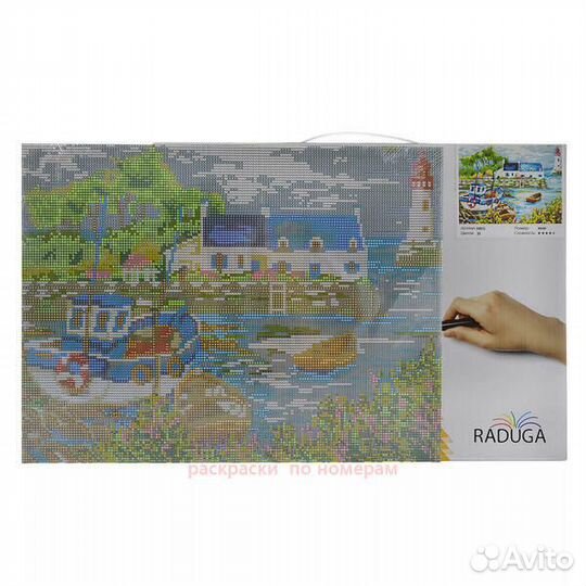 Алмазная мозаика 40x50 Большой букет лилий и альст