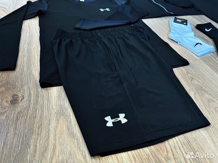 Рашгард Under Armour Black - 5/1, 2/26