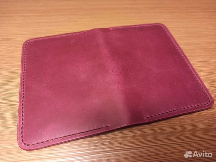 Обложка на паспорт натуральная кожа