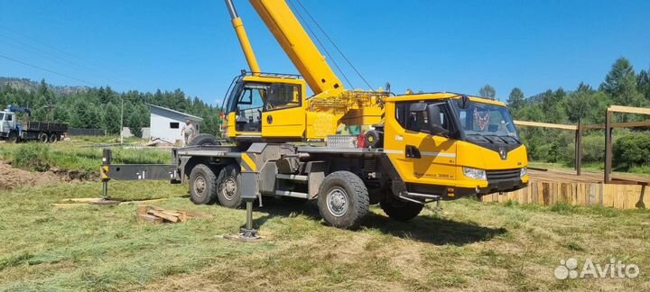 Аренда и услуги автокрана-вездехода, 25 т, 41 м