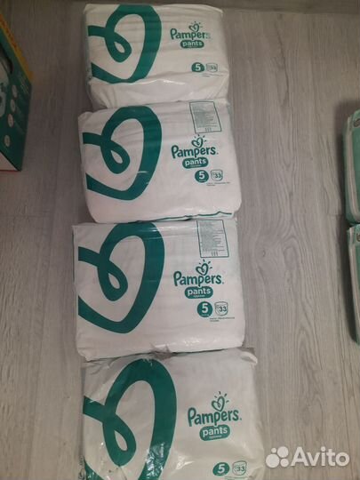Памперсы трусики 5
