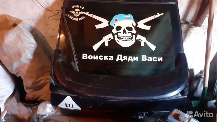 Задняя крышка багажника на ваз 2112