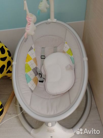 Детские электронные качели для новорожденных