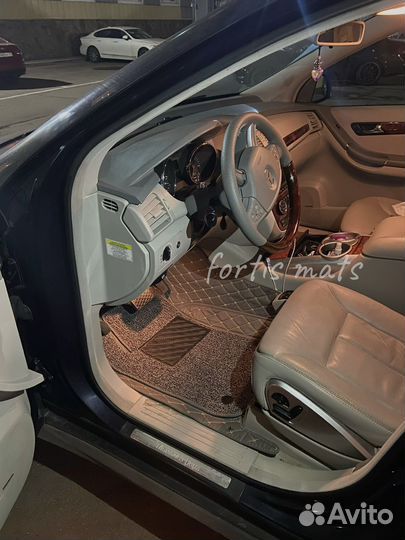 3D коврики из экокожи mercdes R-class