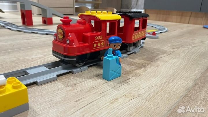 Lego duplo поезд на паровой тяге,3 набора