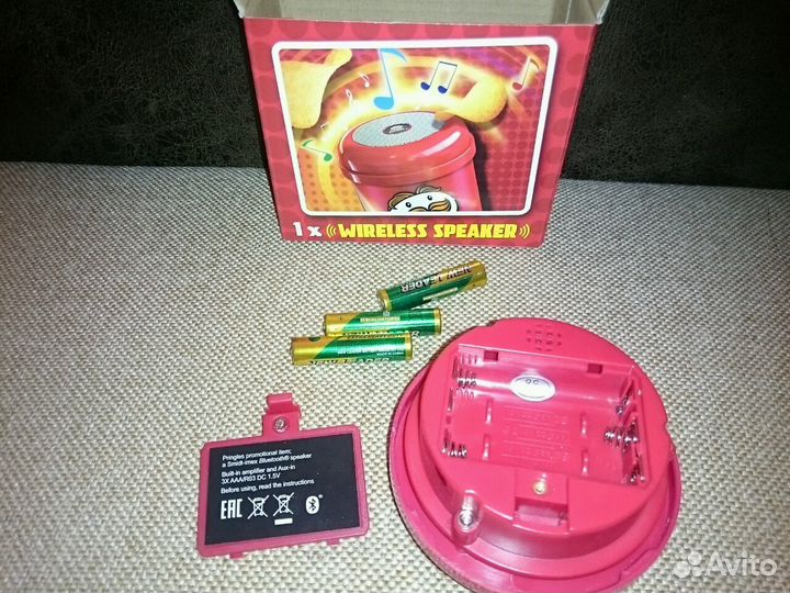 Портативная беспроводная Колонка блютуз pringles