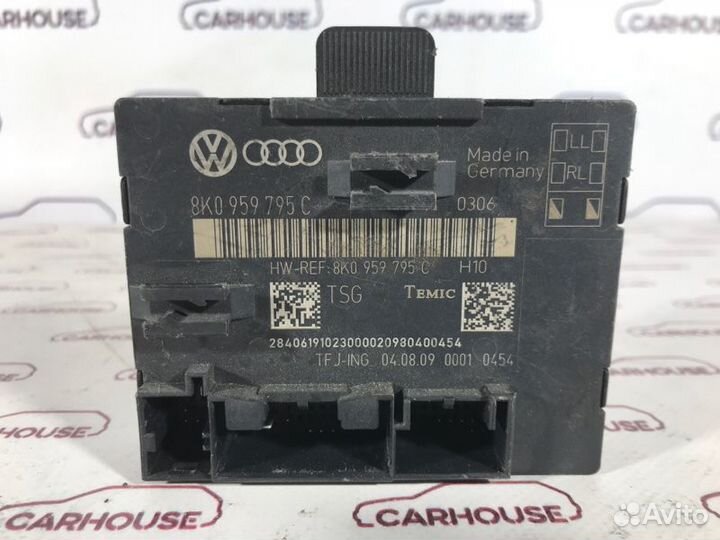 Блок управления дверьми задний левый Audi A6 C6