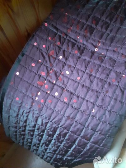 Юбка стеганая теплая