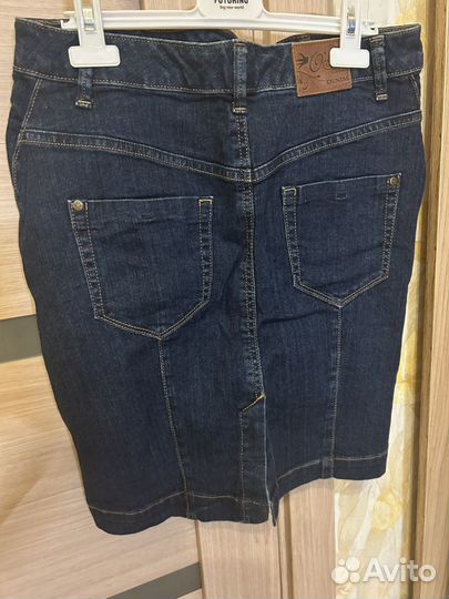 Юбка джинсовая мини